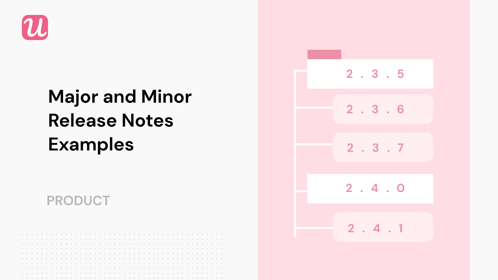 major and minor release notes examples