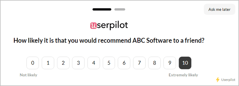 net promoter score (nps)