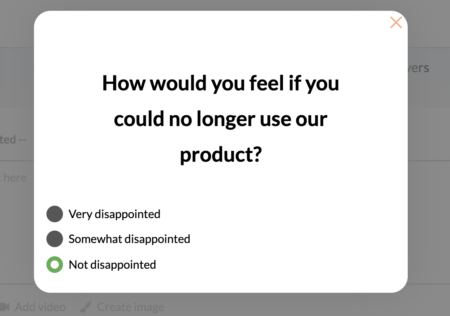 product market fit survey