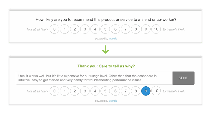 wootric customer feedback tools
