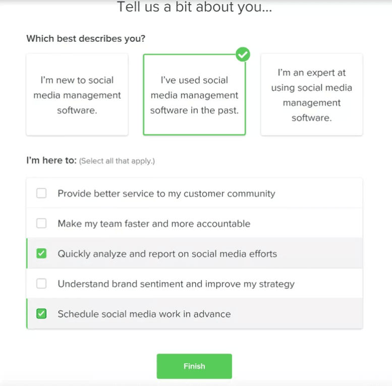 Day one retention: Sprout Social seeks user intent