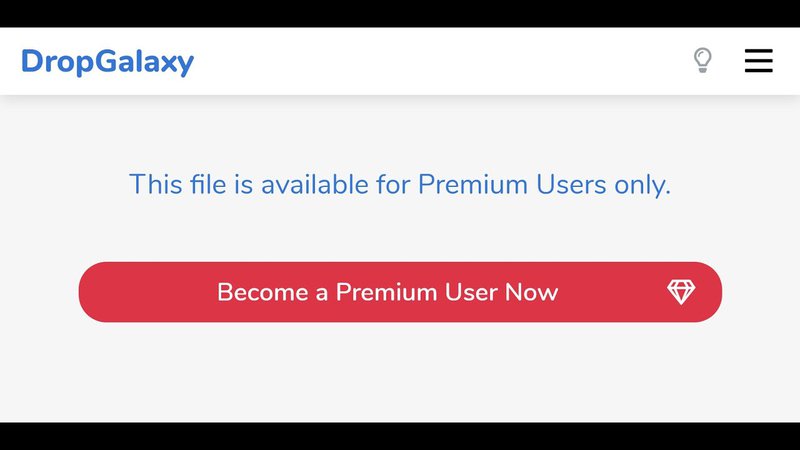 Dropgalaxy: premium users only