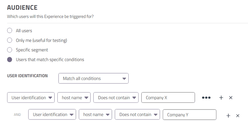 Segment users for customized product tours