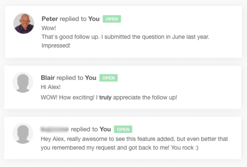 Feedback on Groove's personalised new feature email