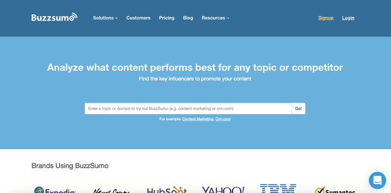 Buzzsumo makes features available before trial