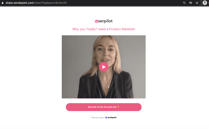 sendspark landing