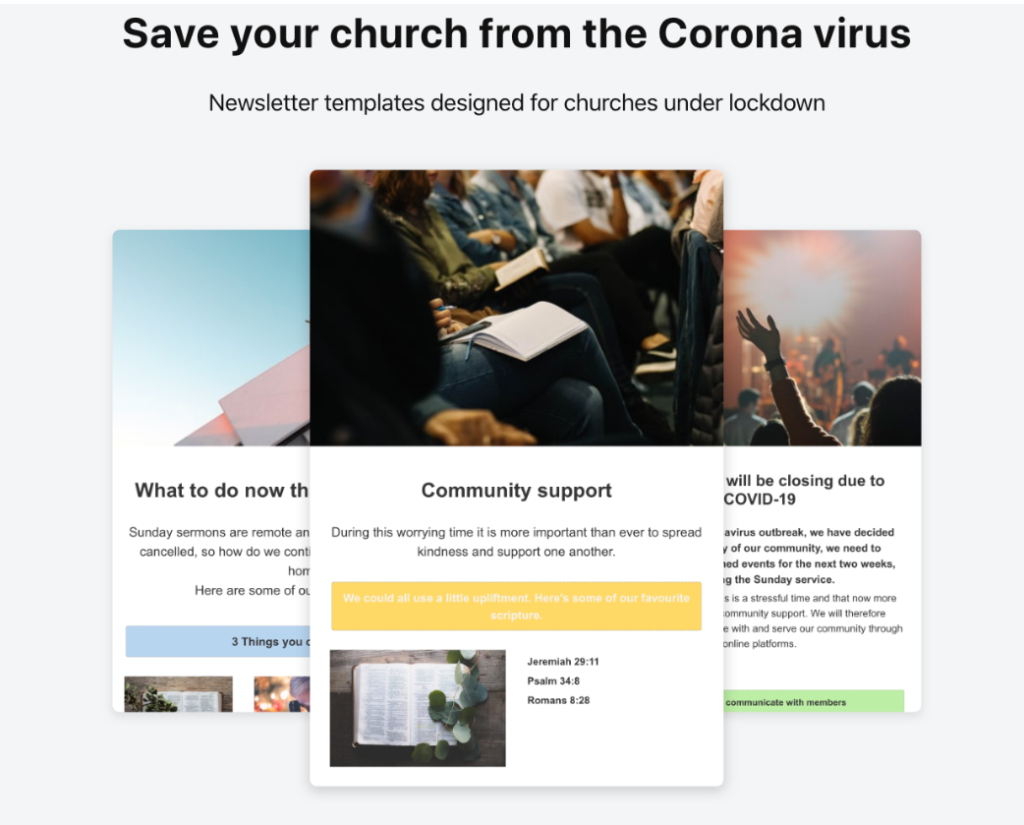 church newsletter templates
