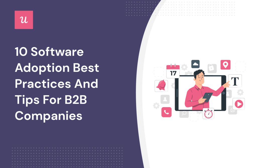 10 Software Adoption Best Practices and Tips For B2B Companies cover