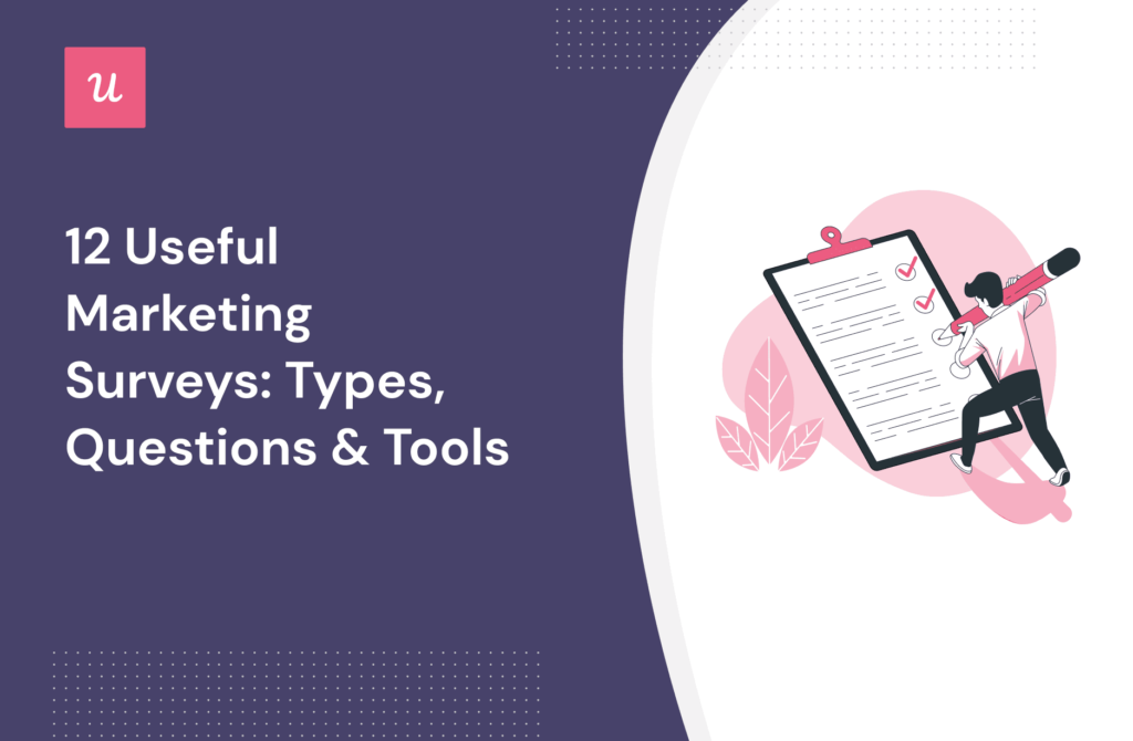 12 Useful Marketing Surveys: Types, Questions & Tools cover