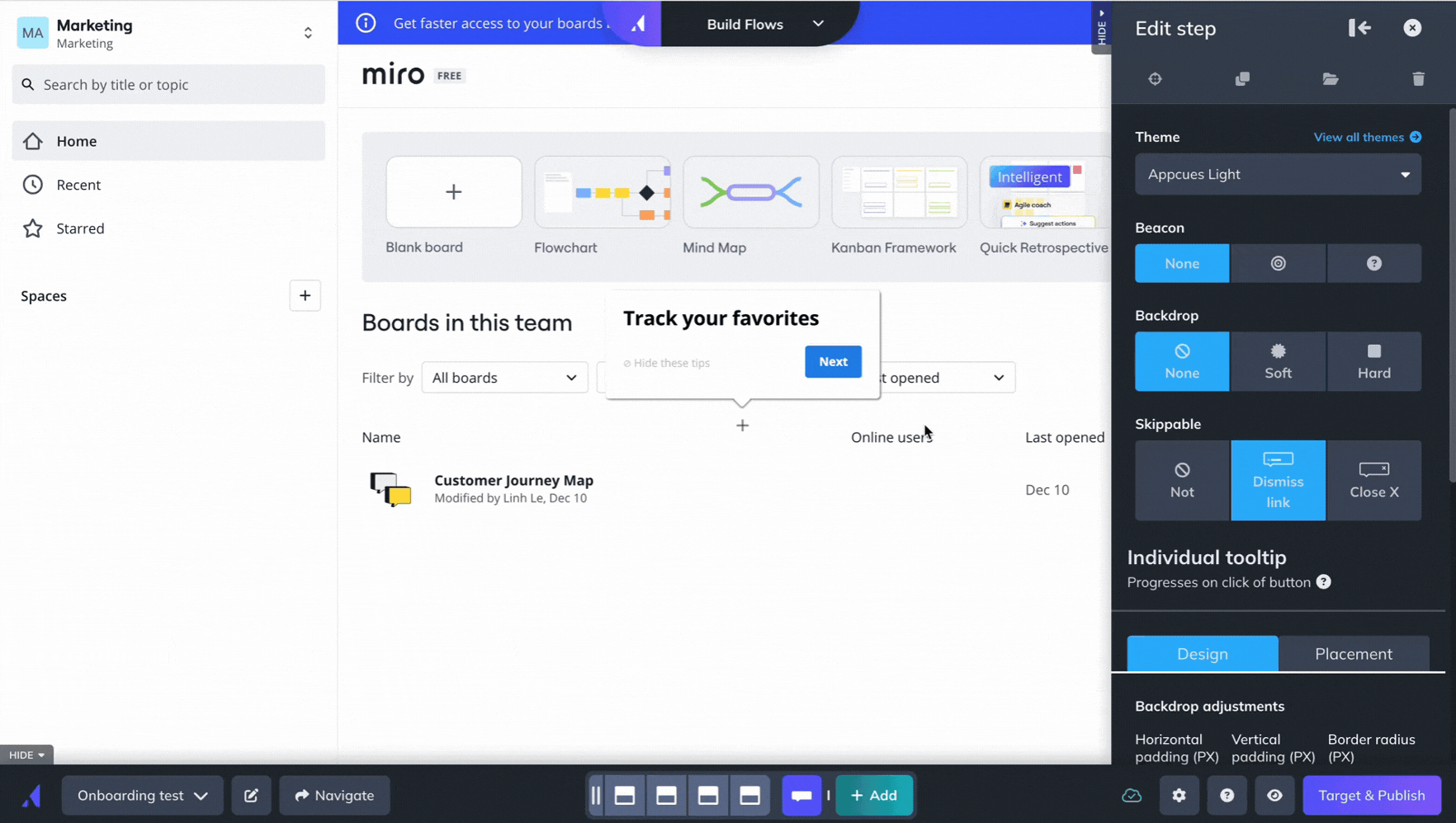 appcues builder