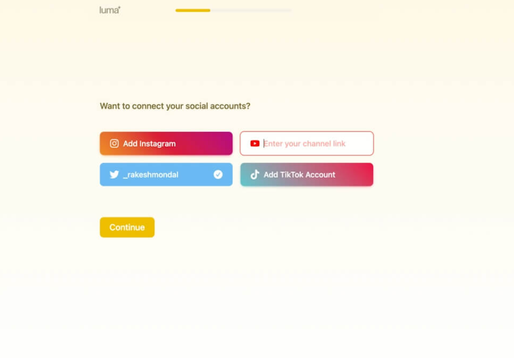 Users have a whole page with instructions about how to connect their social accounts.