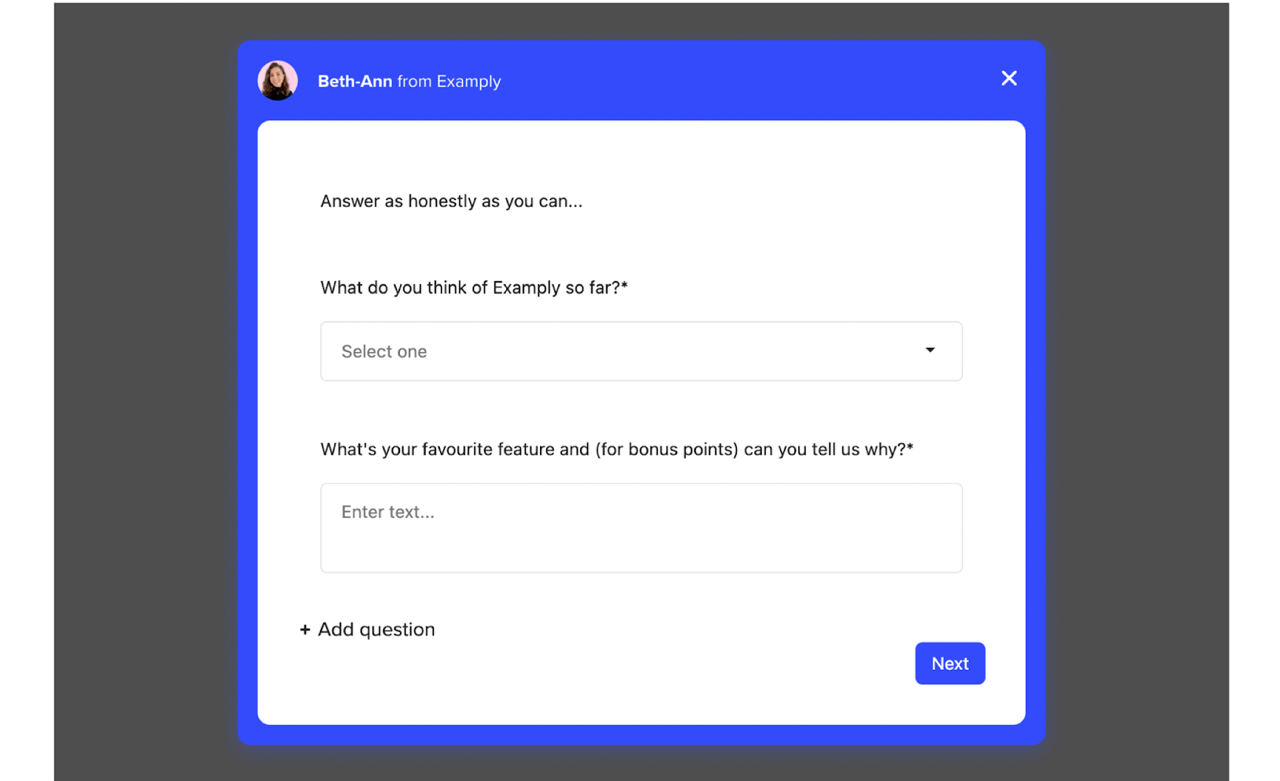 What is Intercom in-app surveys?