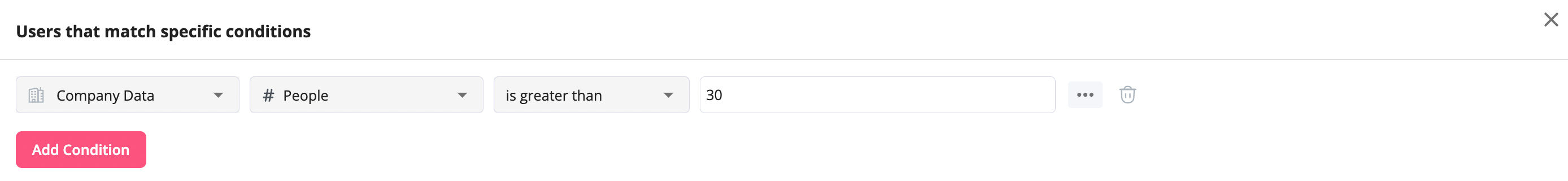 Firmographic segmentation in Userpilot