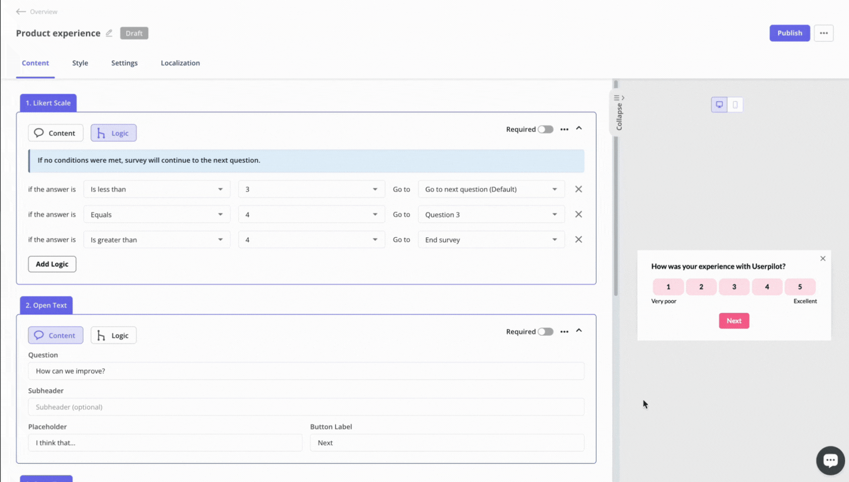 userpilot-survey-creation-GIF